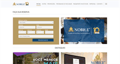 Desktop Screenshot of nobilehoteis.com.br